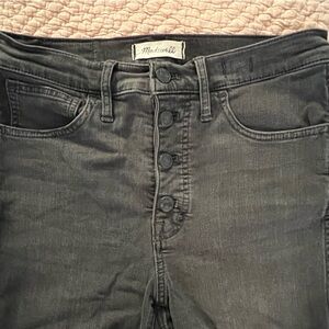 Madewell 10” High Rise Skinny Black Jeans | Size 27